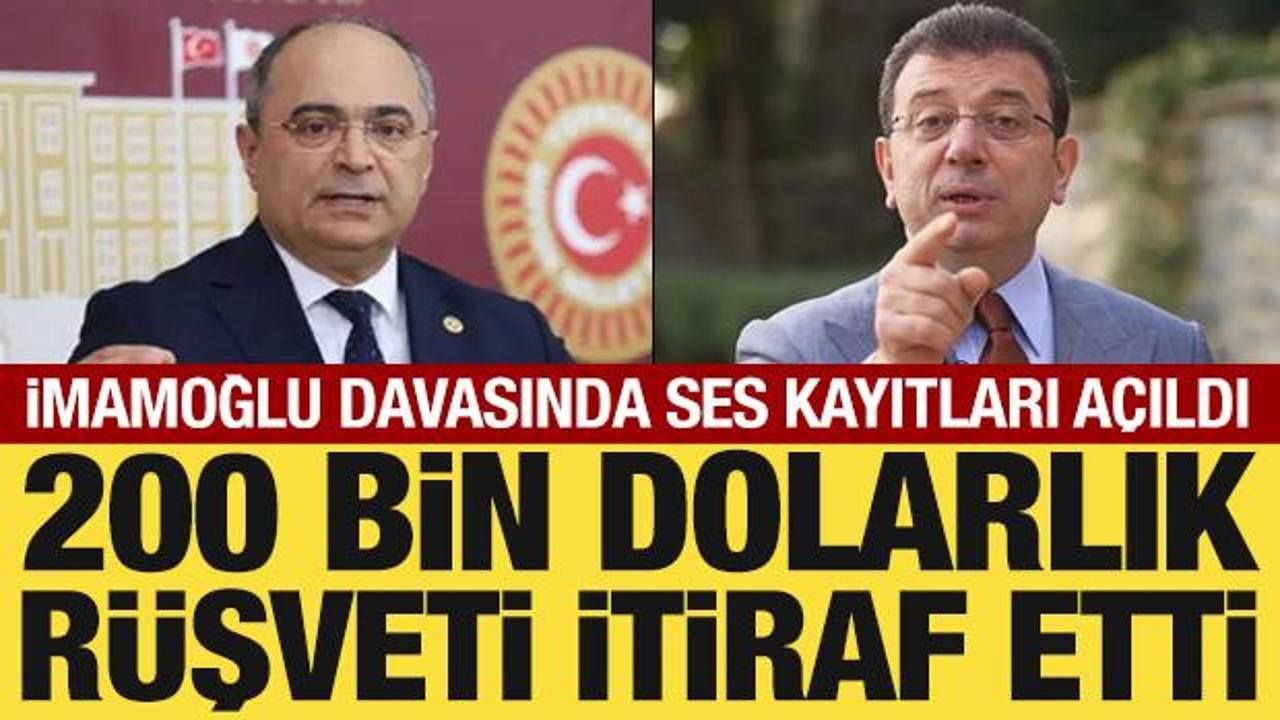 İBB davasında eski CHP'li vekil, 200 bin dolarlık r&uuml;şveti itiraf etti