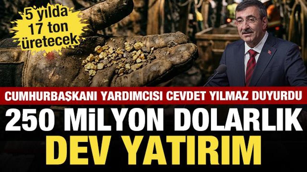 Mollakara Altın Madeni a&ccedil;ıldı! Her yıl tonlarca &uuml;retilecek