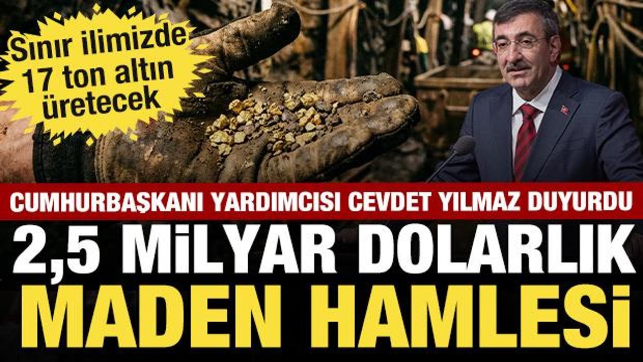 Mollakara Altın Madeni a&ccedil;ıldı! Her yıl tonlarca &uuml;retilecek