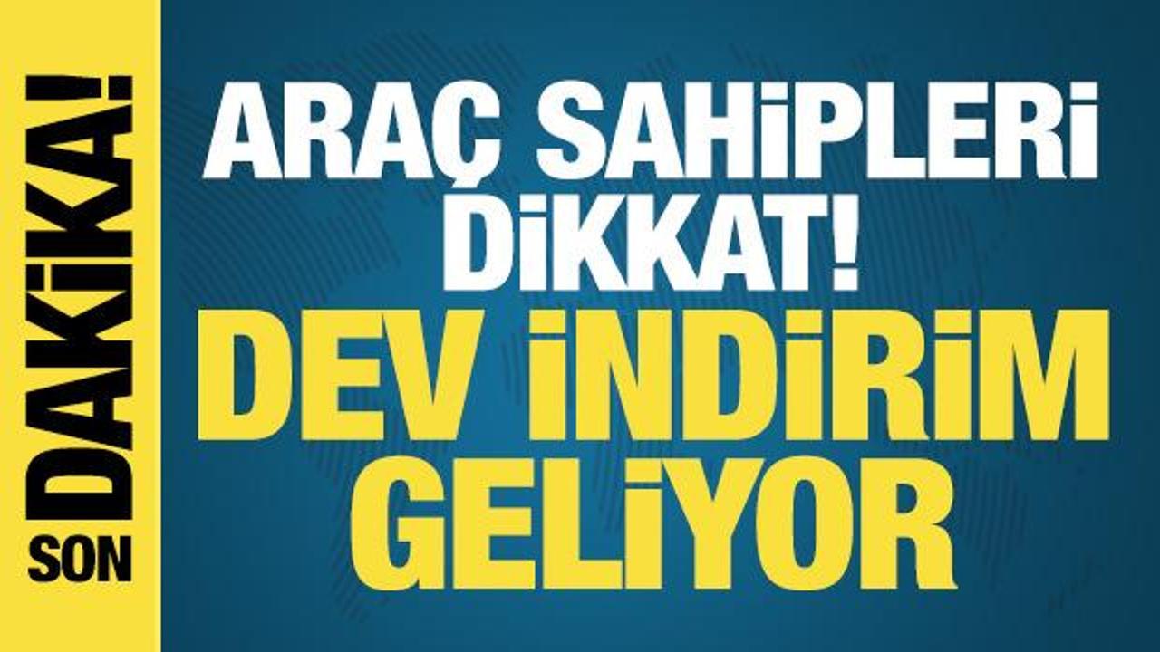 Motorine indirim geliyor