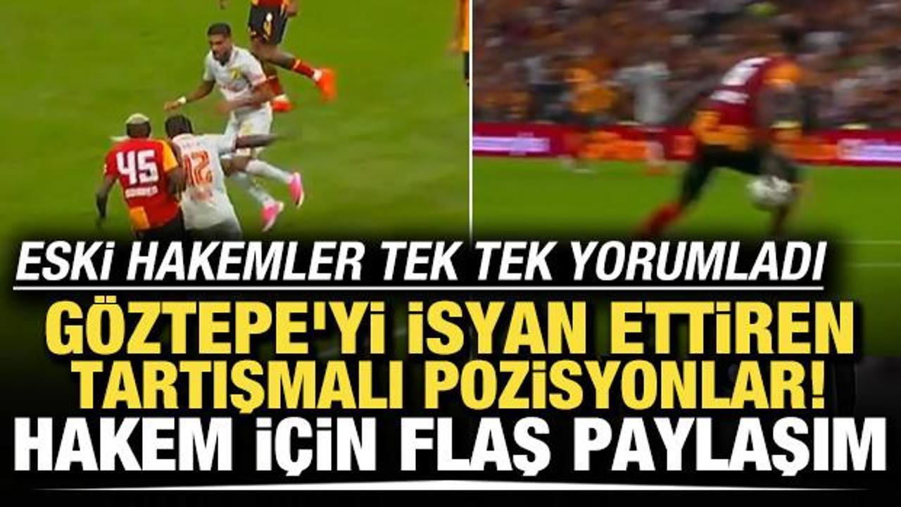 Rams Park'ta G&ouml;ztepe'yi isyan ettiren tartışmalı pozisyonlar! Hakem i&ccedil;in flaş paylaşım