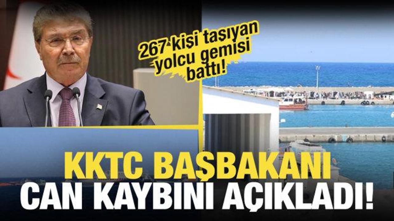Son dakika: 267 kişi taşıyan yolcu gemisi battı! KKTC Başbakanı: 8 kişi yaşamını yitirdi