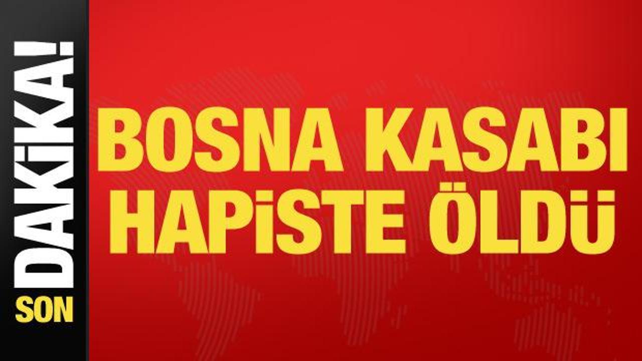 Son dakika... Bosna kasabı Mladi&ccedil; &ouml;ld&uuml;