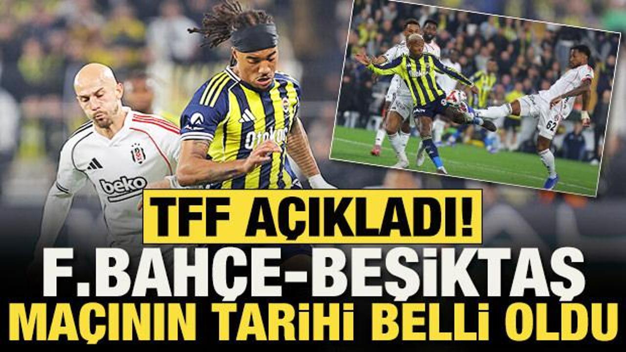 S&uuml;per Lig'de Fenerbah&ccedil;e-Beşiktaş derbisinin tarihi a&ccedil;ıklandı: Fikst&uuml;re Devler Ligi ayarı