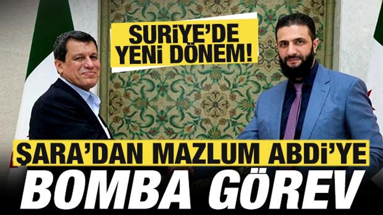Suriye'de yeni d&ouml;nem! Şara resmen atadı: Mazlum Abdi'nin g&ouml;revi belli oldu