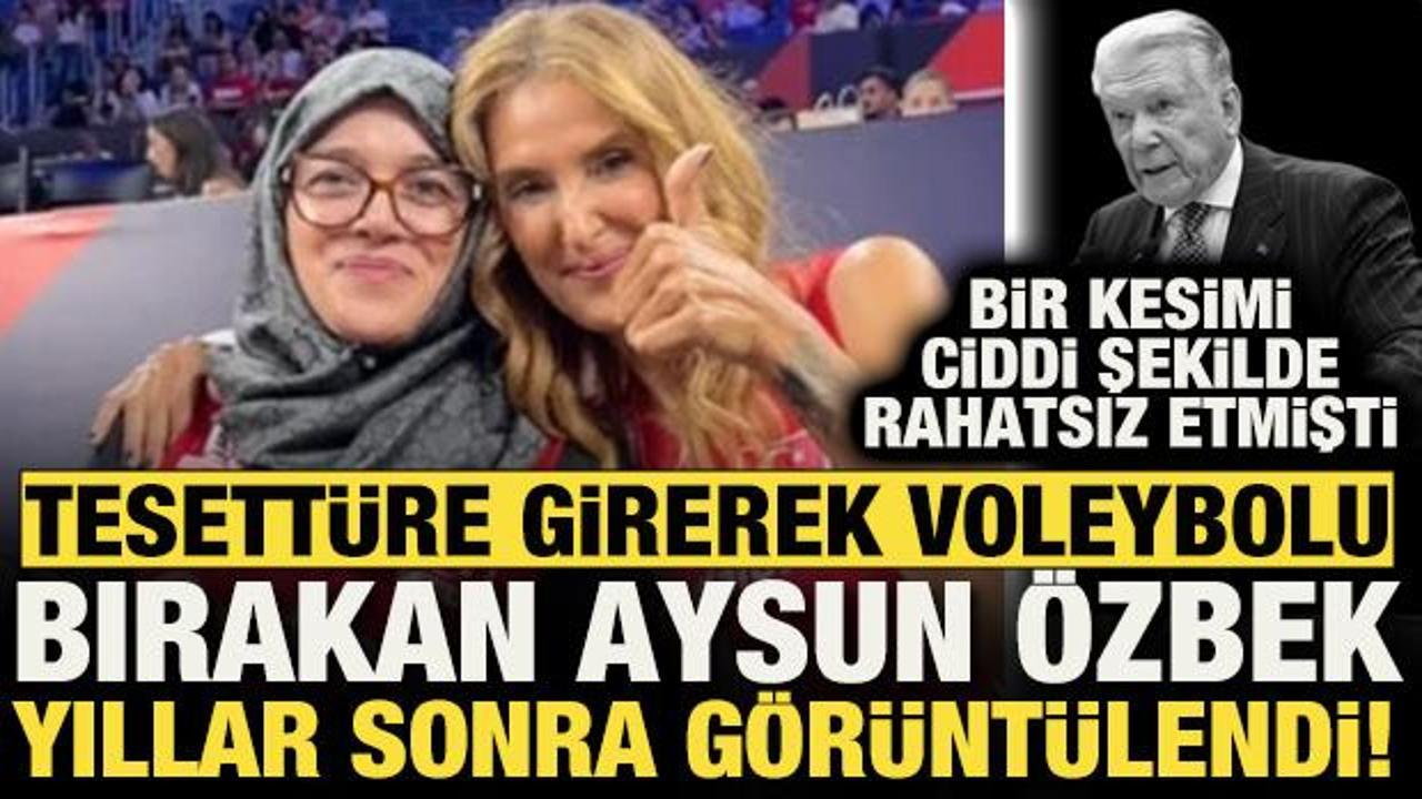 Tesett&uuml;re girerek voleybolu bırakması Uğur D&uuml;ndar'ı kızdırmıştı! Aysun &Ouml;zbek ortaya &ccedil;ıktı