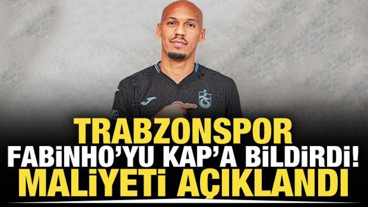 Trabzonspor Fabinho'yu resmen a&ccedil;ıkladı