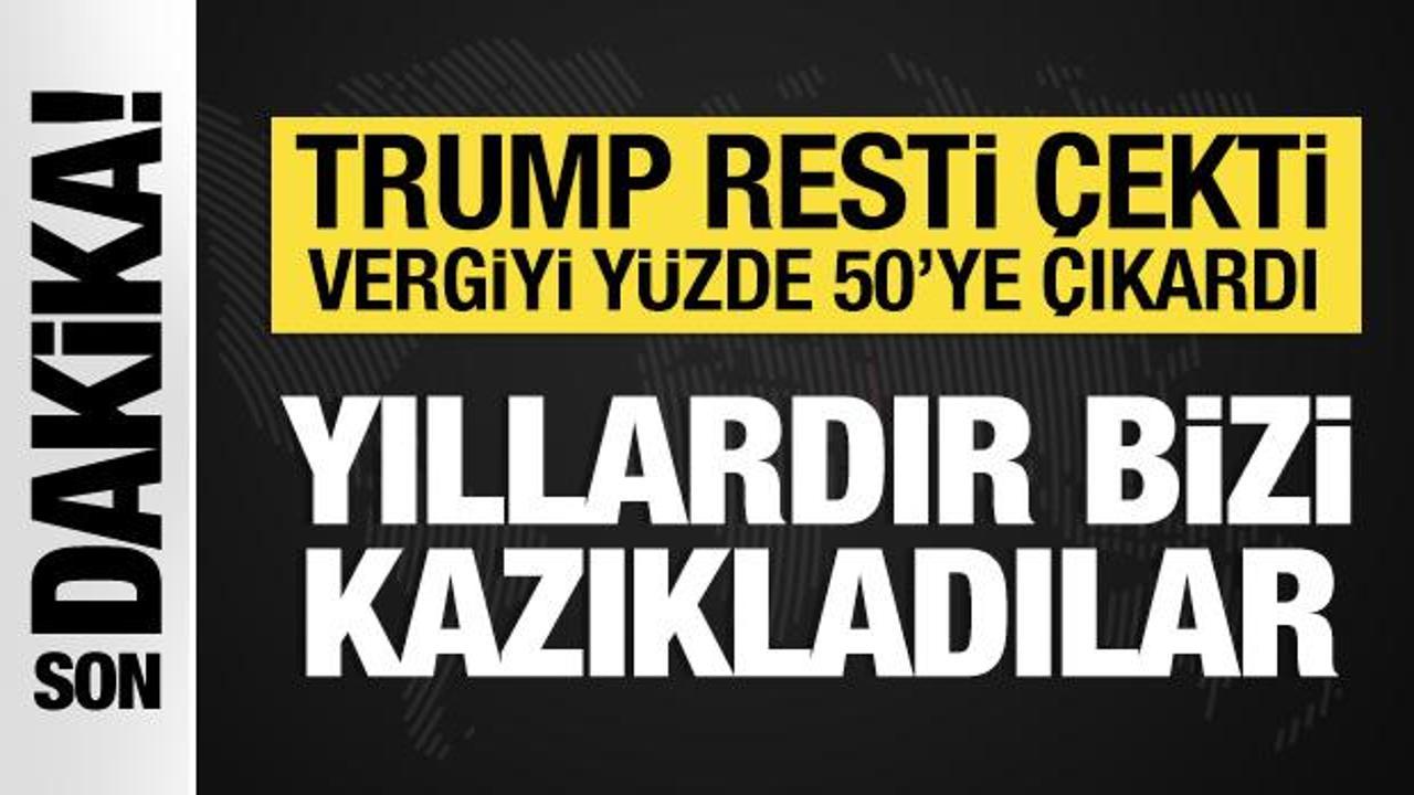Trump'tan Kanada'ya yeni vergi hamlesi: Bizi yıllardır kazıkladılar