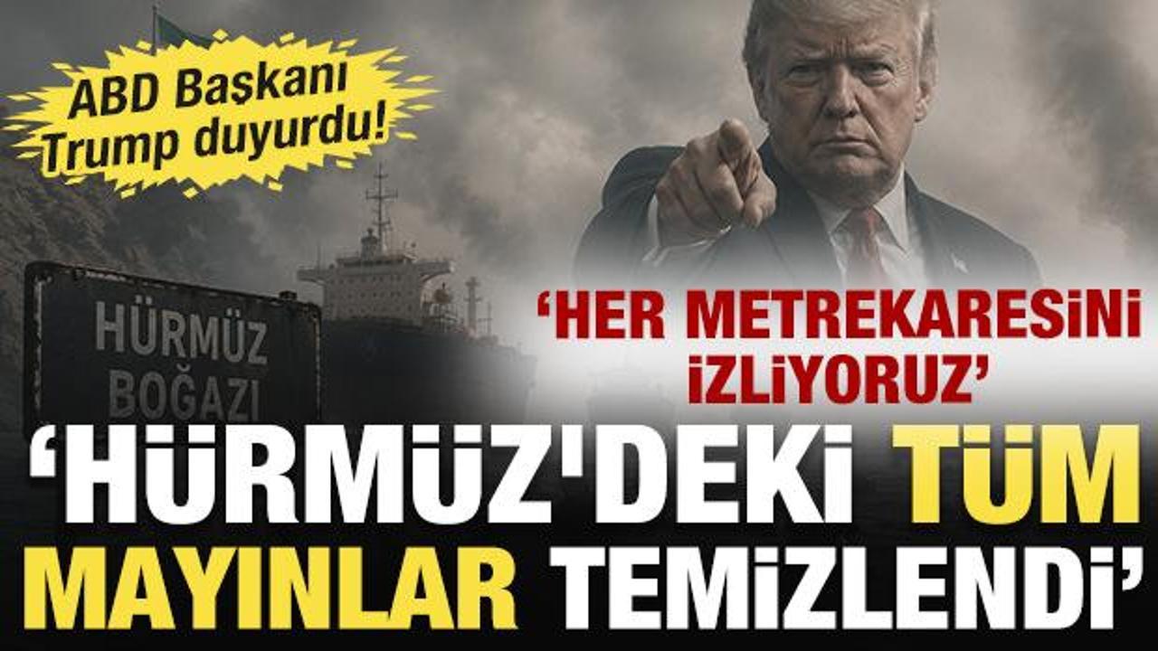 Trump'tan son dakika H&uuml;rm&uuml;z Boğazı a&ccedil;ıklaması
