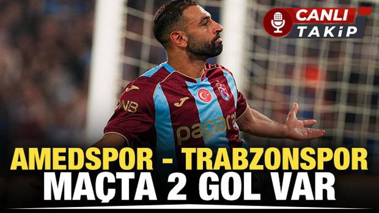 Amedspor - Trabzonspor! CANLI