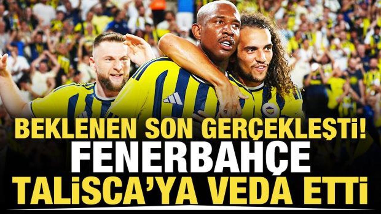 Beklenen son! Fenerbah&ccedil;e Talisca'ya veda etti
