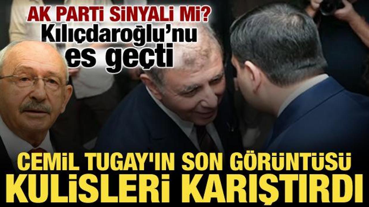 Cemil Tugay&rsquo;dan dikkat &ccedil;eken hamle! AK Parti iddiaları yeniden alevlendi