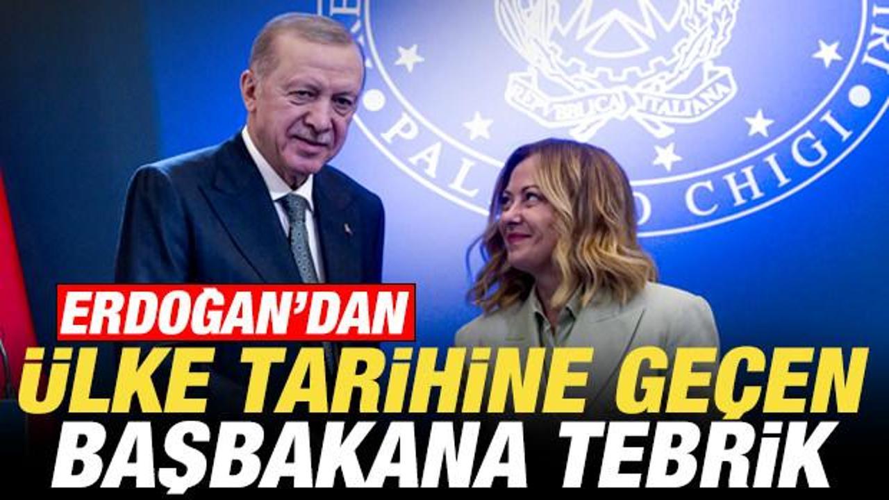 Erdoğan'dan son dakika Meloni a&ccedil;ıklaması! Başbakan &uuml;lke tarihine ge&ccedil;ti