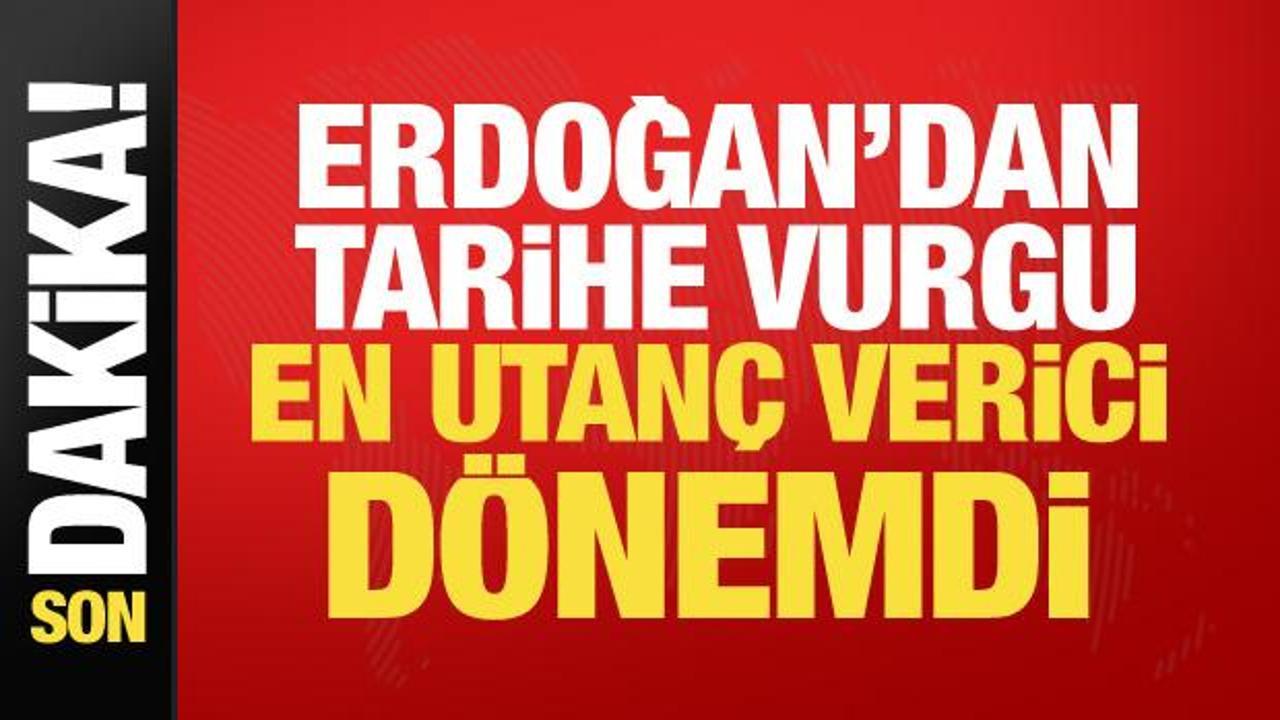 Erdoğan&rsquo;dan tarihe vurgu: Kitap katliamları o d&ouml;nemde yaşandı