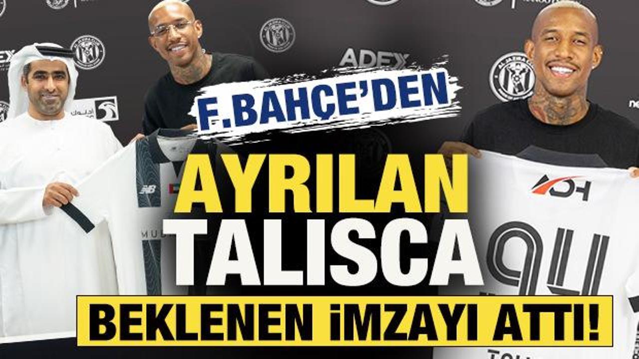 Fenerbah&ccedil;e'den ayrılan Anderson Talisca, beklenen imzayı attı
