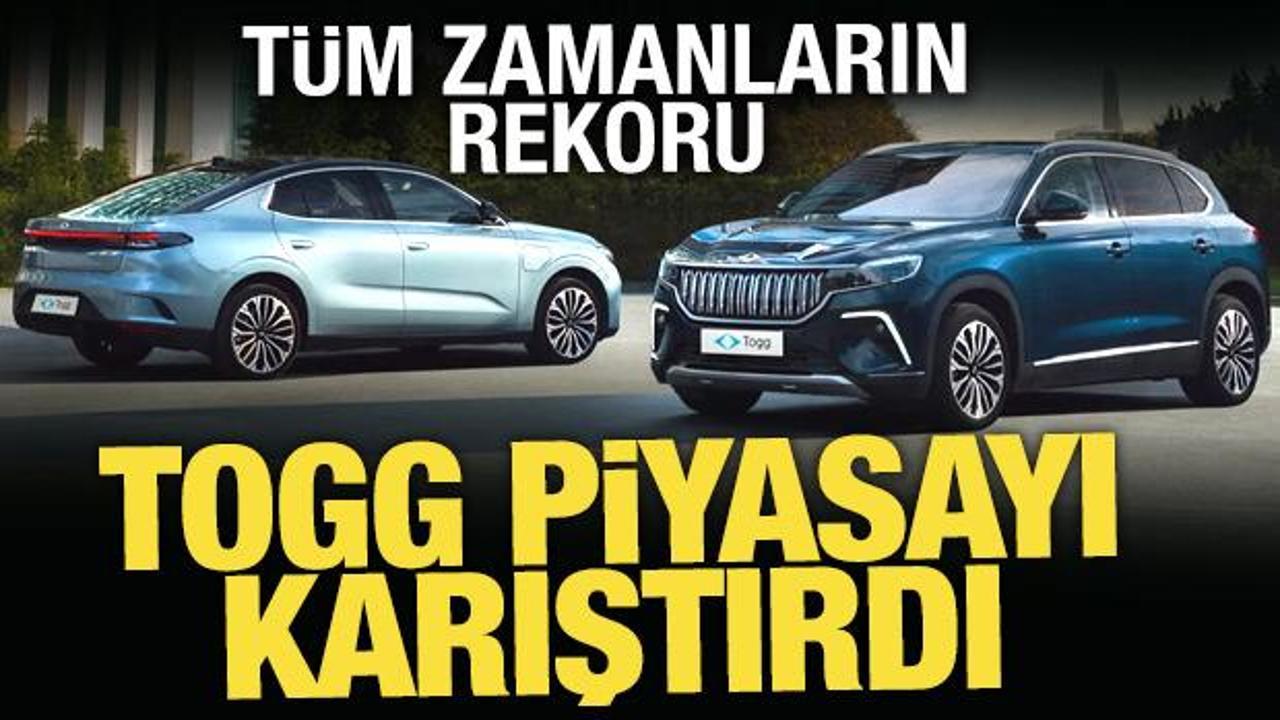 Otomobil pazarının lideri Togg'un T10X modeli oldu