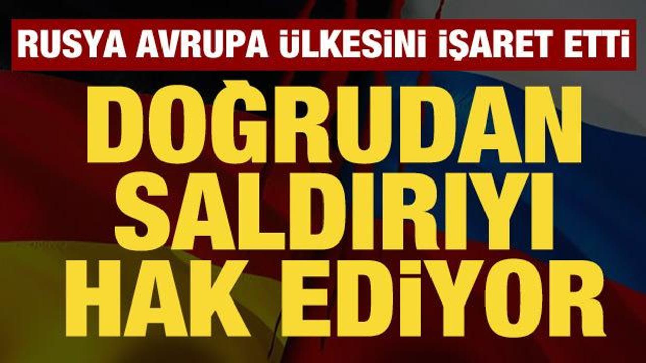 Rusya, Almanya'yı işaret etti: Doğrudan saldırıyı hak ediyor