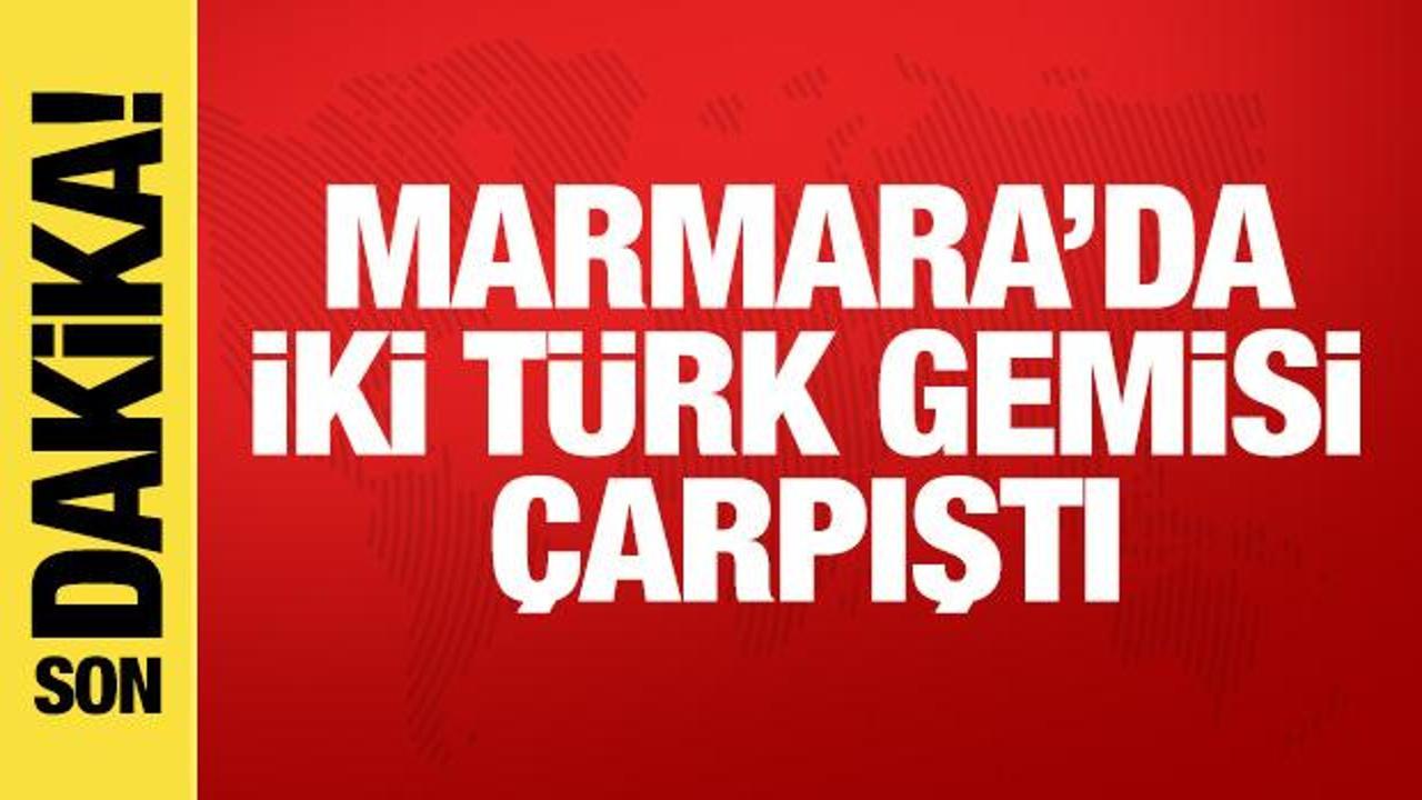 Silivri a&ccedil;ıklarında iki T&uuml;rk gemisi &ccedil;arpıştı