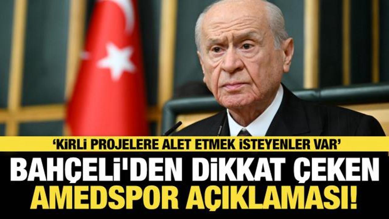 Son dakika... Bah&ccedil;eli'den dikkat &ccedil;eken Amedspor a&ccedil;ıklaması