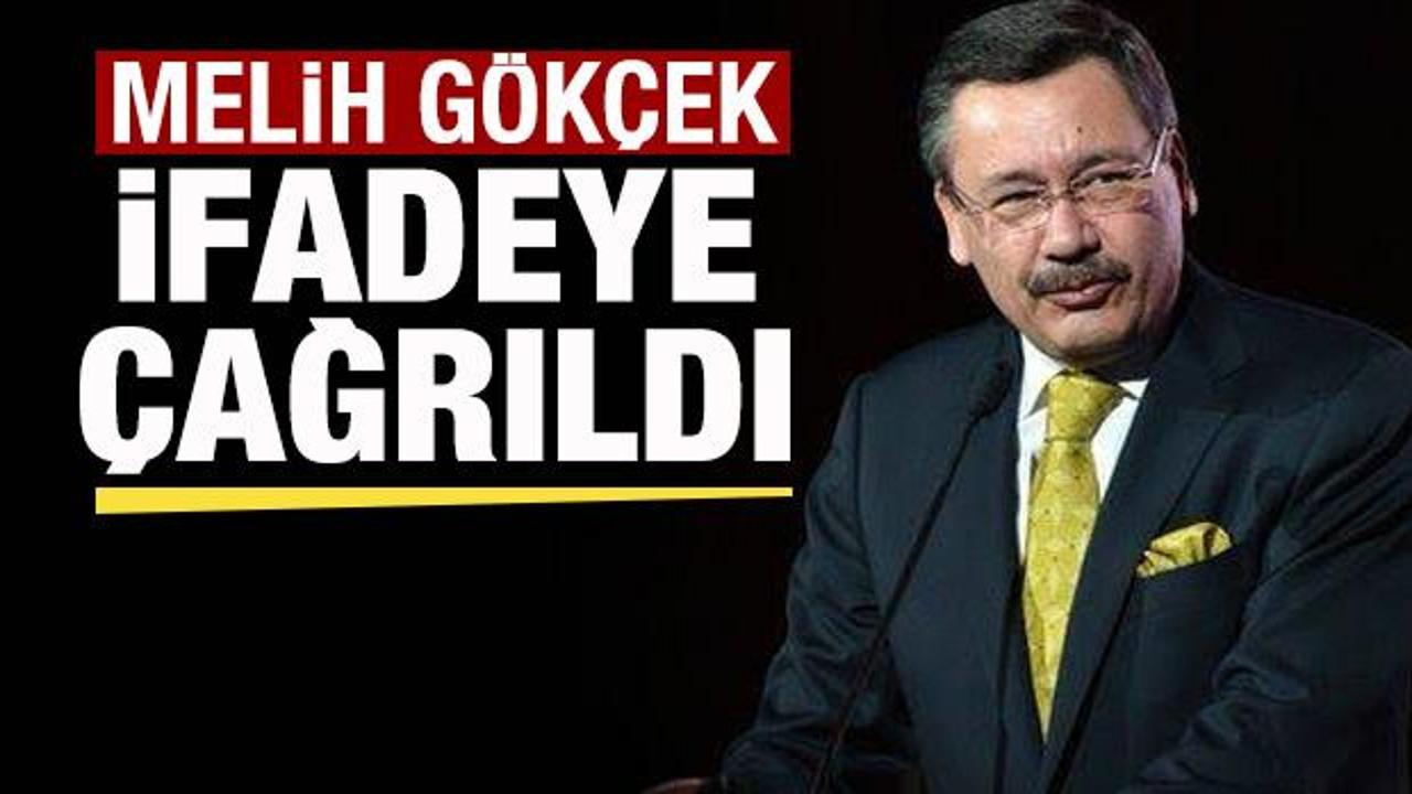 Son dakika: Melih G&ouml;k&ccedil;ek ifadeye &ccedil;ağrıldı