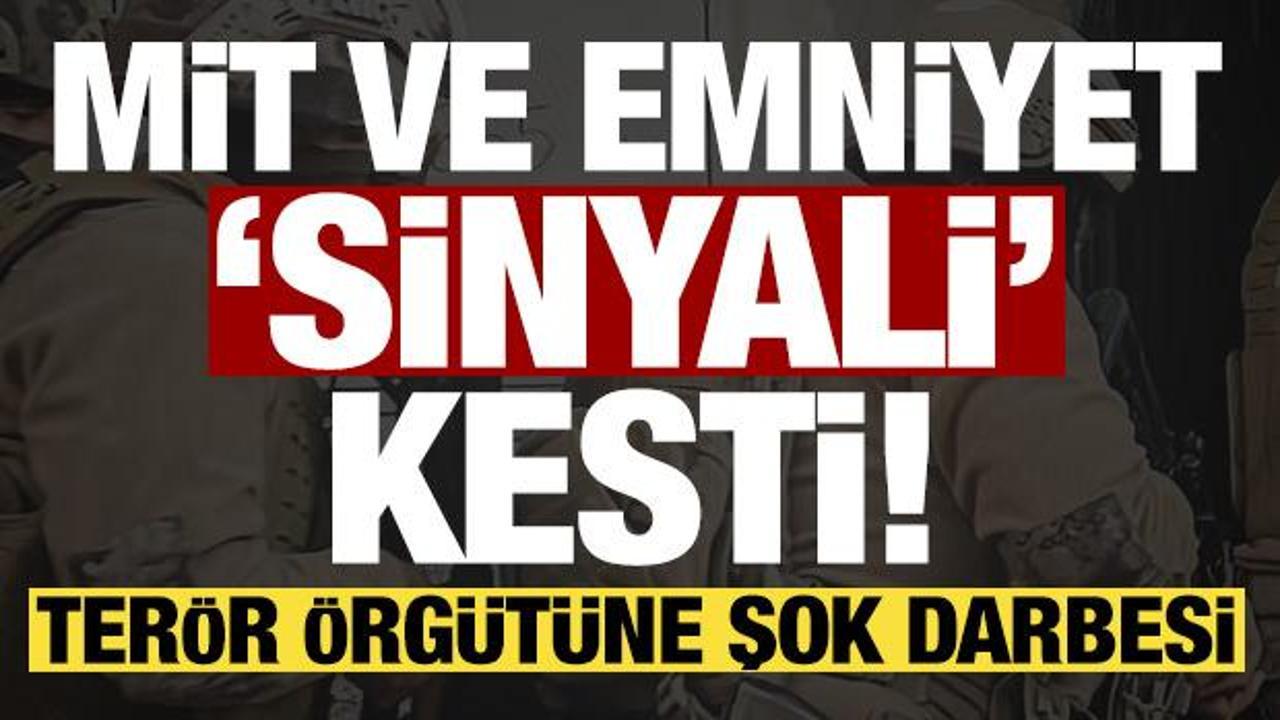 Son dakika: MİT ve Emniyet 'sinyali' kesti! Ter&ouml;r &ouml;rg&uuml;t&uuml;ne şok darbesi...