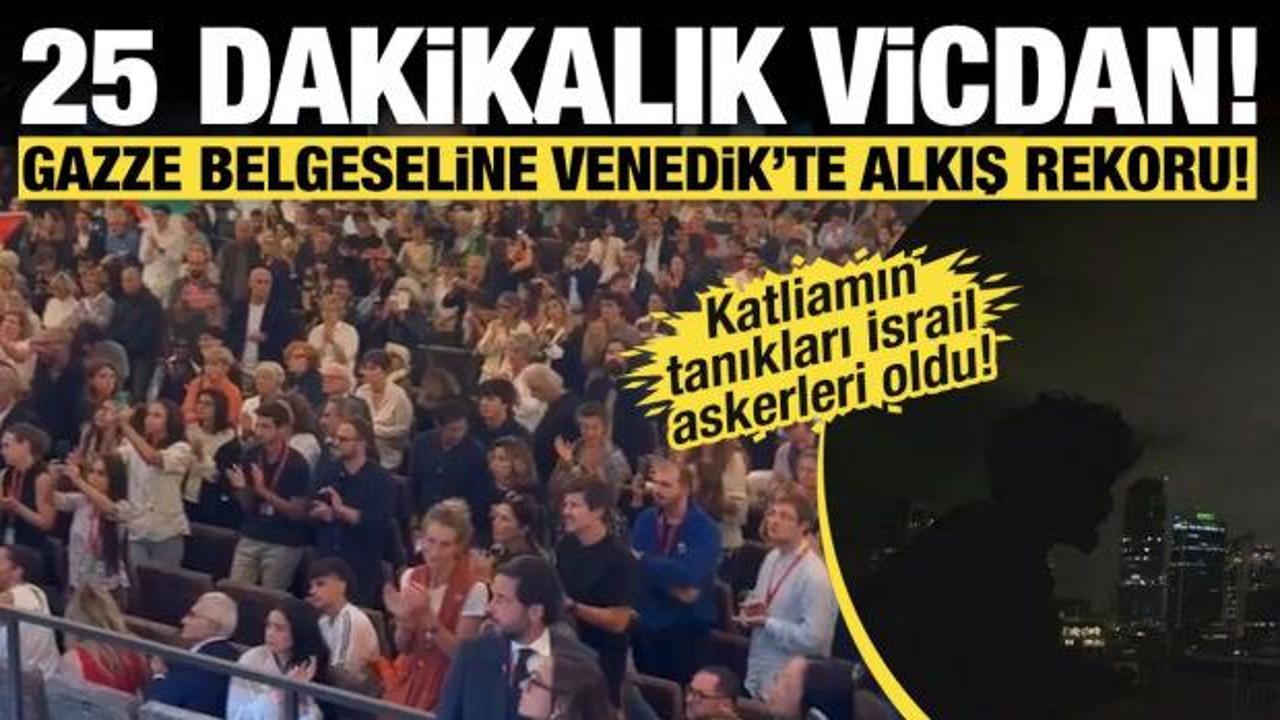25 dakikalık vicdan! Venedik&rsquo;te &ldquo;NAZA&rdquo; i&ccedil;in alkış rekoru