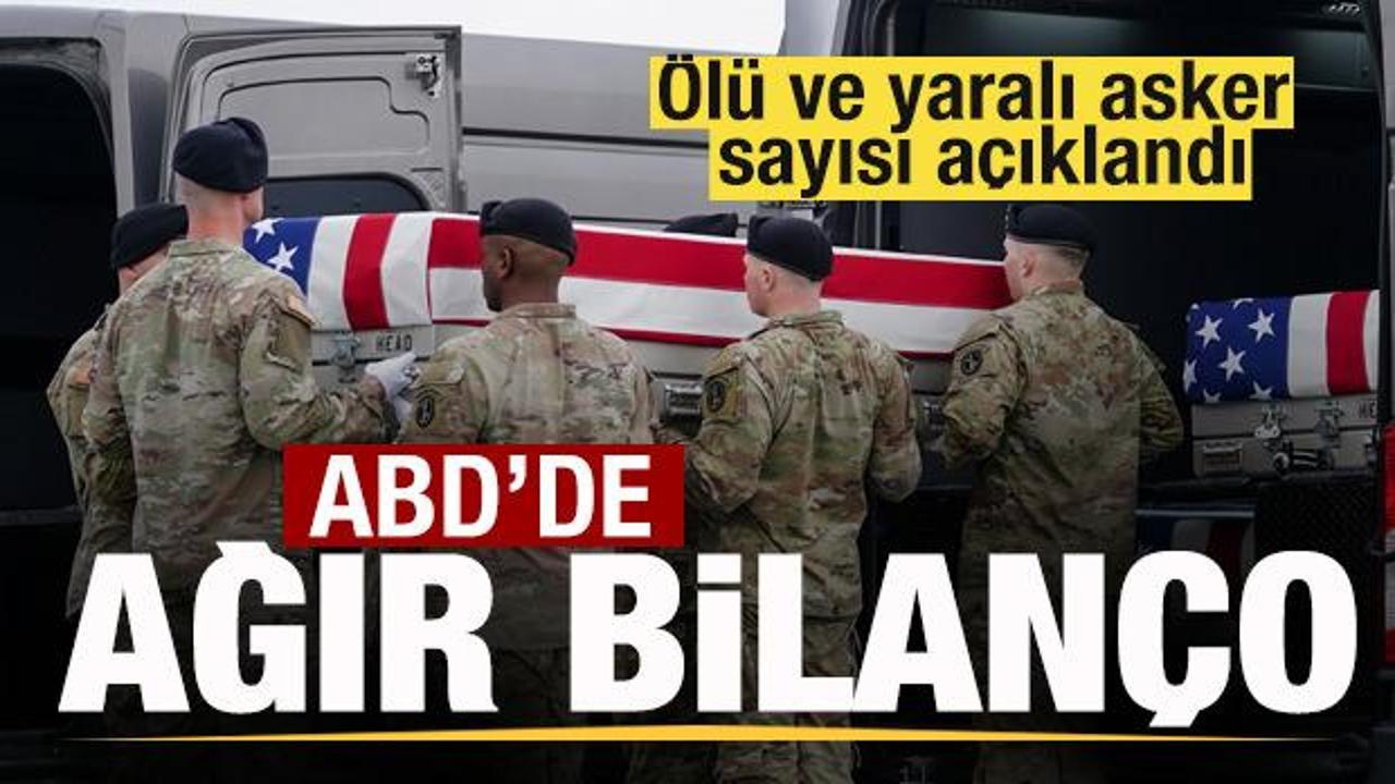 ABD'de ağır bilan&ccedil;o! Savaşta &ouml;len ve yaralanan asker sayısı a&ccedil;ıklandı