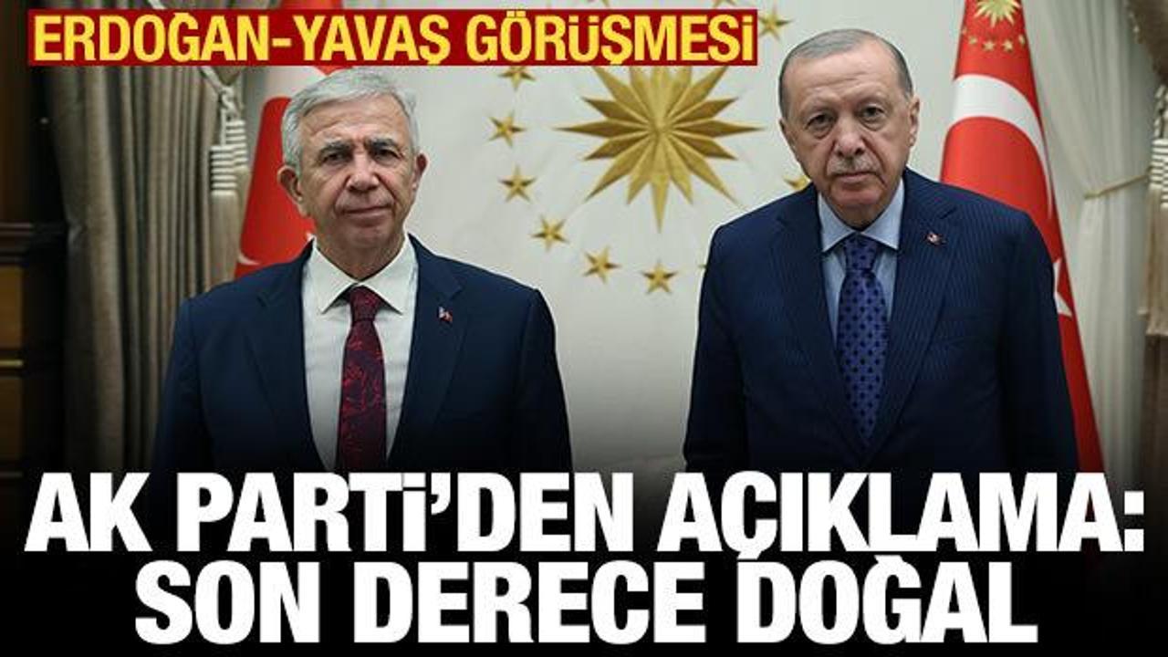 AK Parti'den Erdoğan-Yavaş g&ouml;r&uuml;şmesiyle ilgili ilk a&ccedil;ıklama