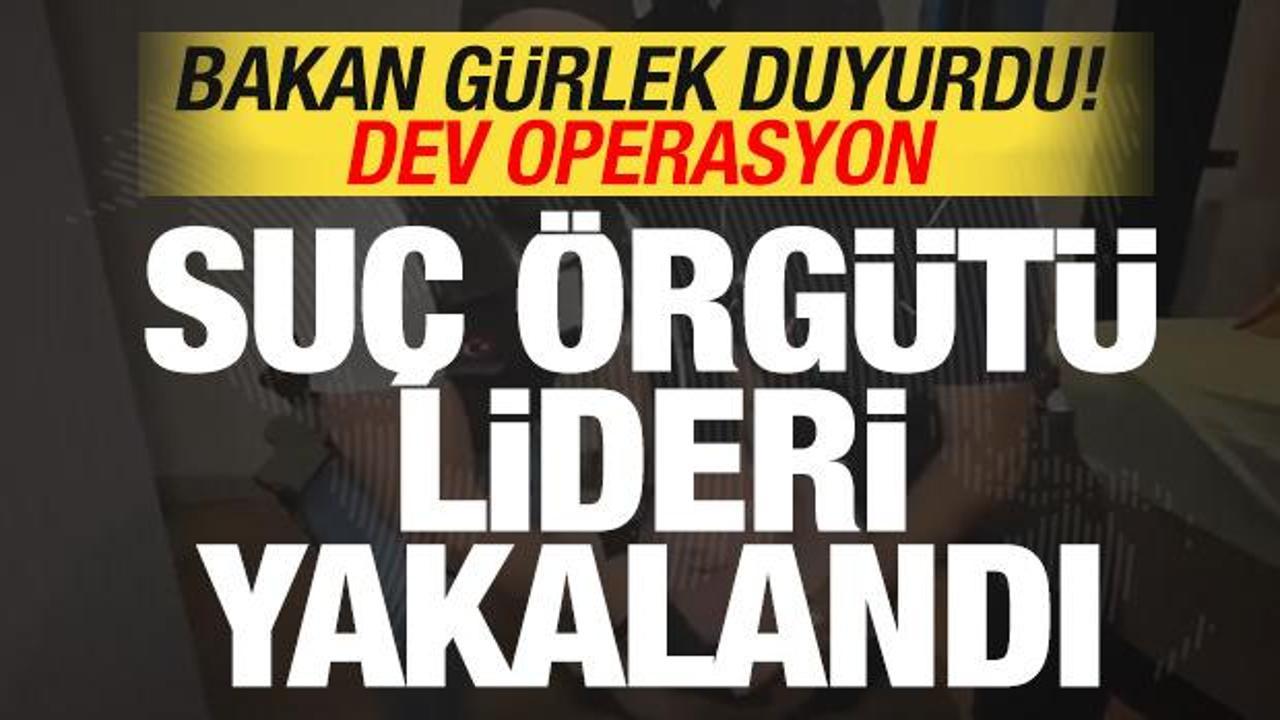 Akın G&uuml;rlek'ten son dakika a&ccedil;ıklaması! Dev operasyon: Su&ccedil; &ouml;rg&uuml;t&uuml; lideri yakalandı