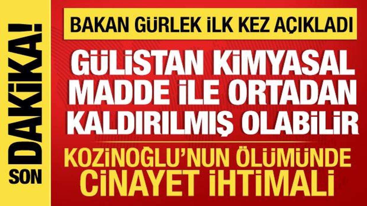 Bakan G&uuml;rlek'ten son dakika a&ccedil;ıklamalar
