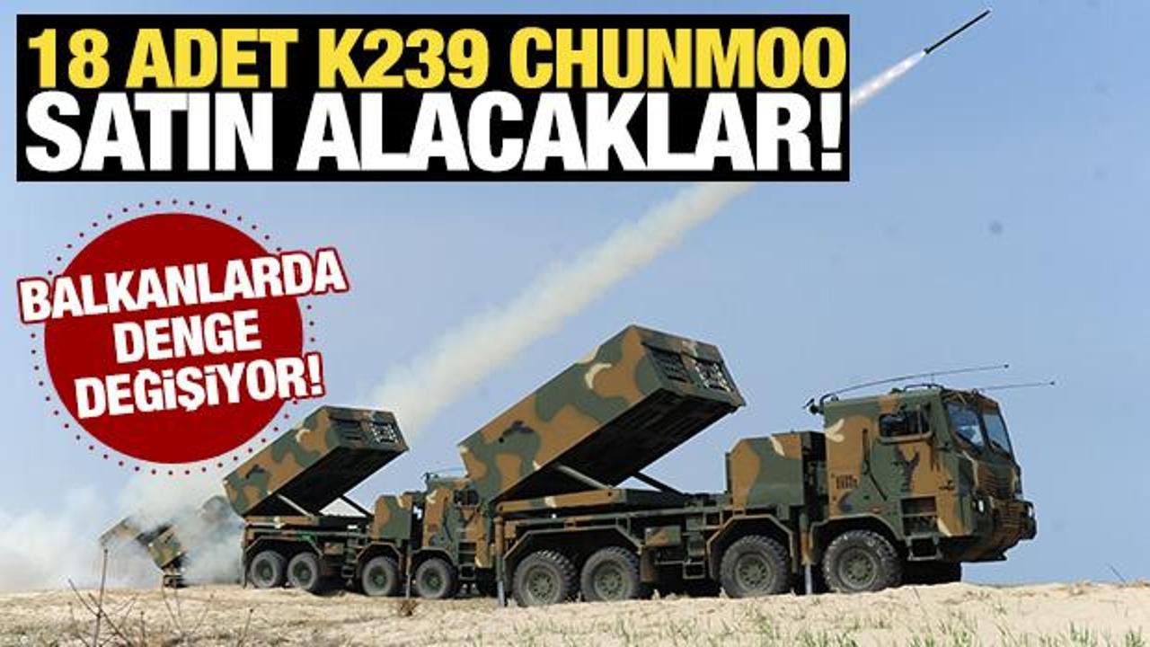 Balkanlarda denge değişiyor! 18 adet K239 Chunmoo satın alacaklar