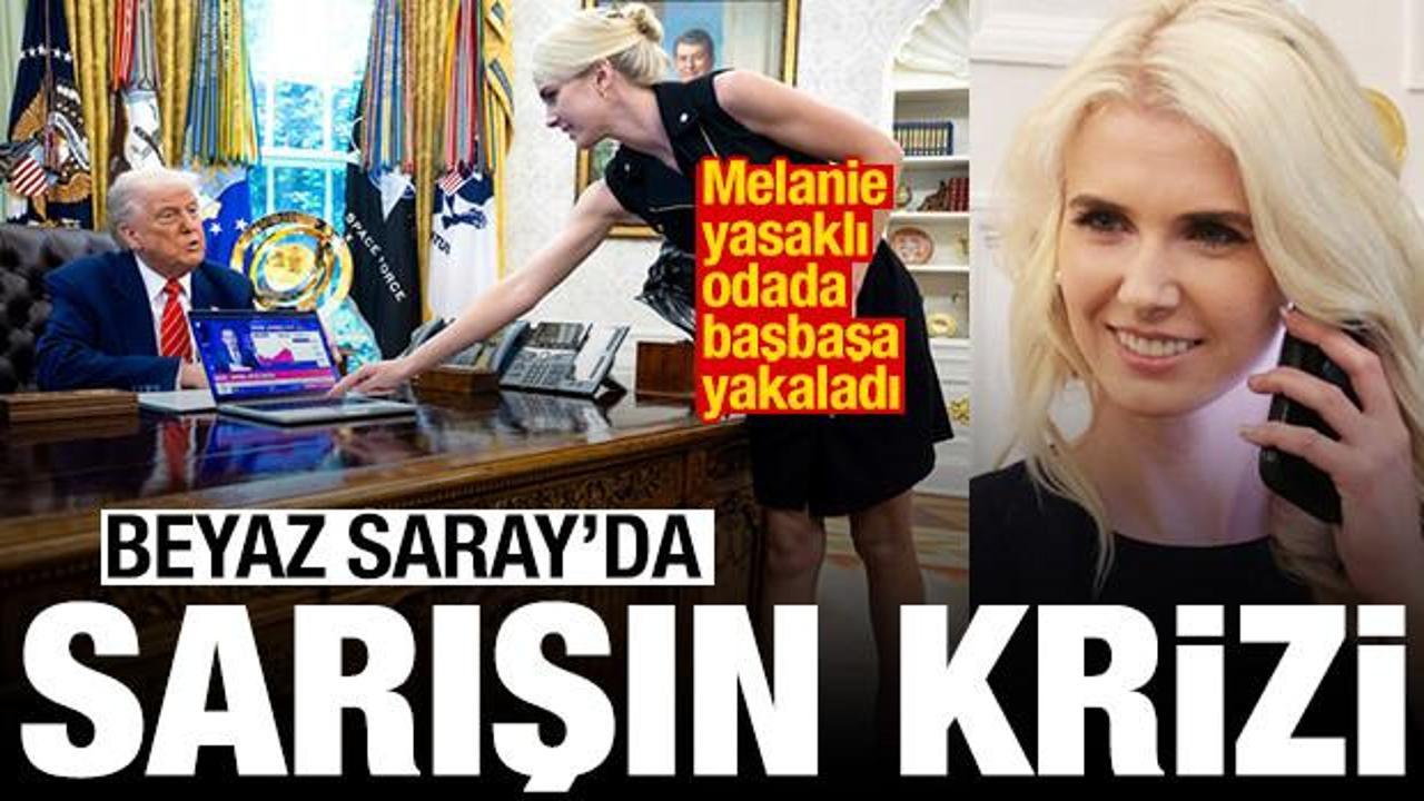 Beyaz Saray'da sarışın krizi! Yasaklı odada yakalandılar! Trump'ın eşi harekete ge&ccedil;ti 