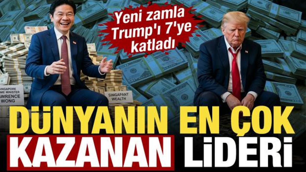 D&uuml;nyanın en &ccedil;ok kazanan liderine zam: Trump'ı 7'ye katladı: parayı ne yapacağını a&ccedil;ıkladı