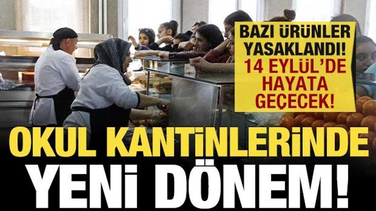Okul kantinlerinde ezber bozan karar: Bu &uuml;r&uuml;nler yasaklandı! İşte yeni d&ouml;nemin kuralları