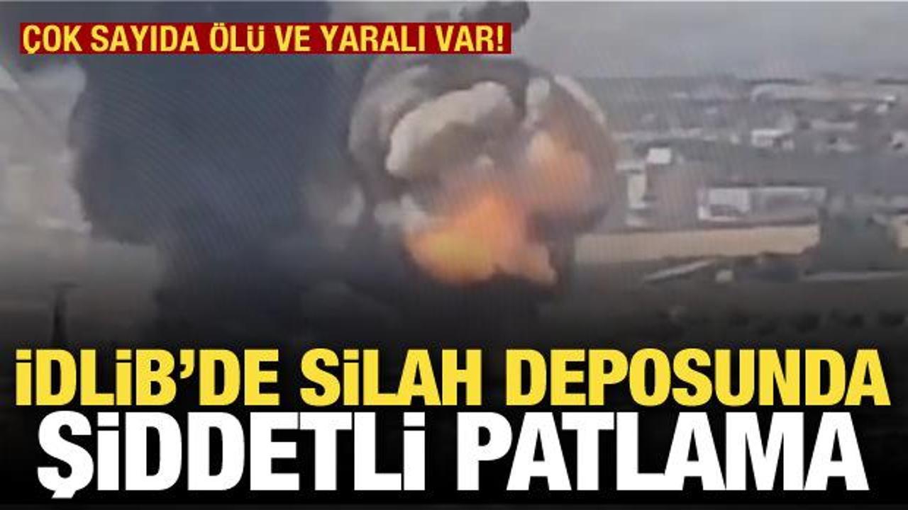 Son dakika... İdlib'te patlama: &Ccedil;ok sayıda &ouml;l&uuml; ve yaralı var