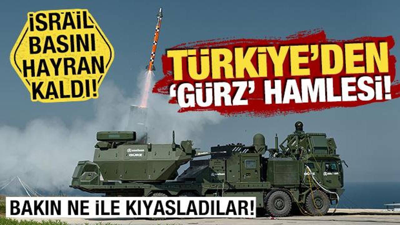 T&uuml;rkiye'den 'G&uuml;rz' hamlesi! İsrail basını hayran kaldı, bakın ne ile kıyasladı