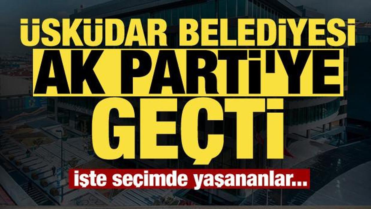 &Uuml;sk&uuml;dar Belediyesi'nde se&ccedil;im g&uuml;n&uuml;! Sonu&ccedil; 4. turda belli oldu