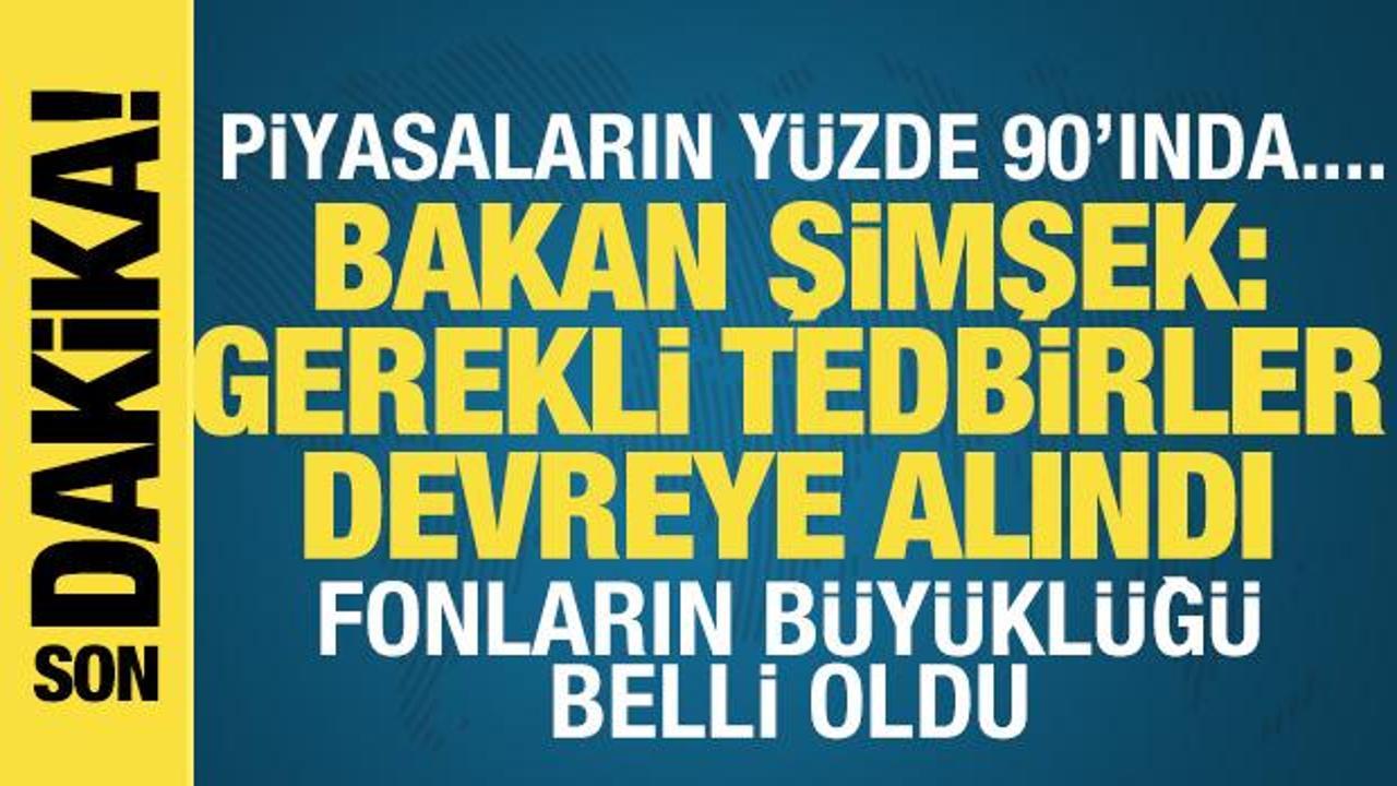 Bakan Şimşek: Genele yayılmış sistemik bir risk yok 