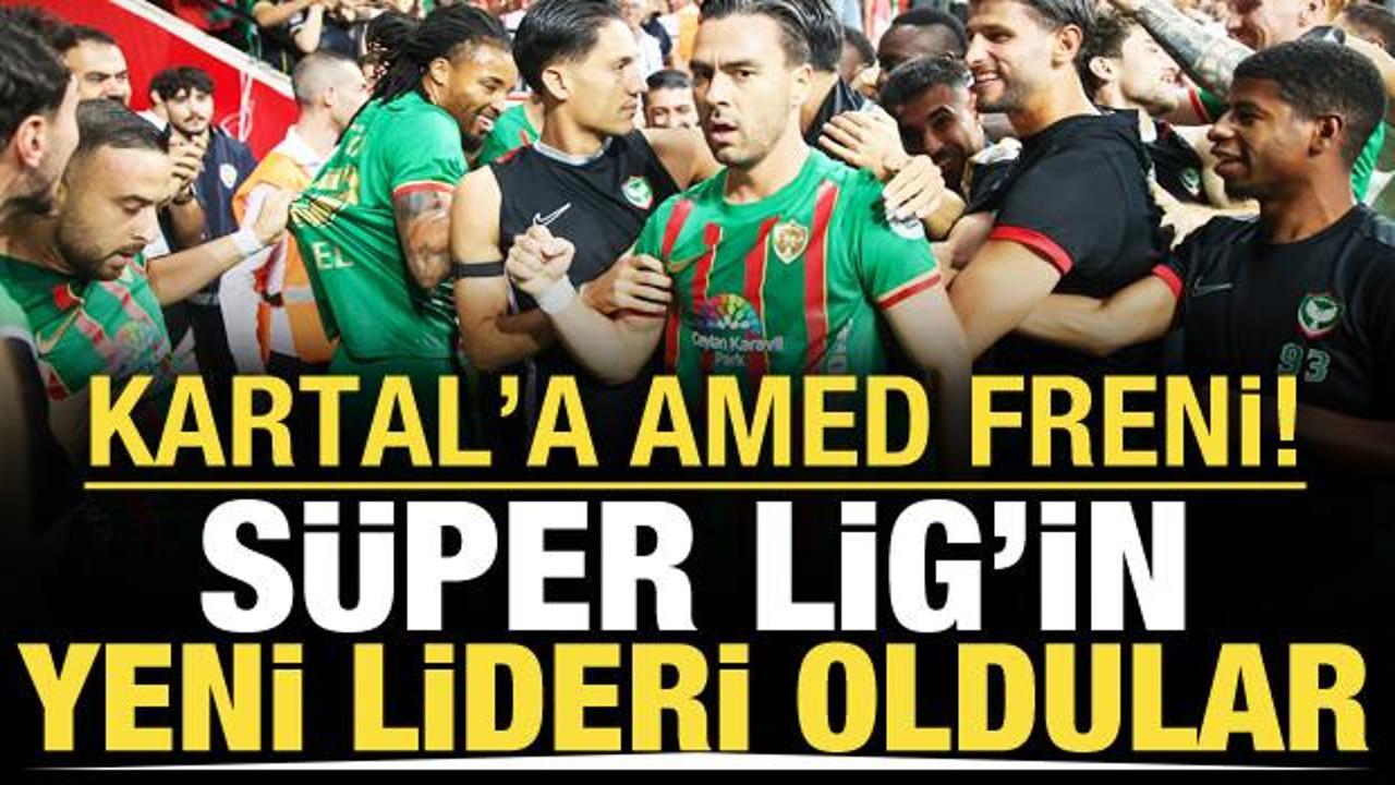 Kartal'a Amed freni! S&uuml;per Lig'in yeni lideri oldular