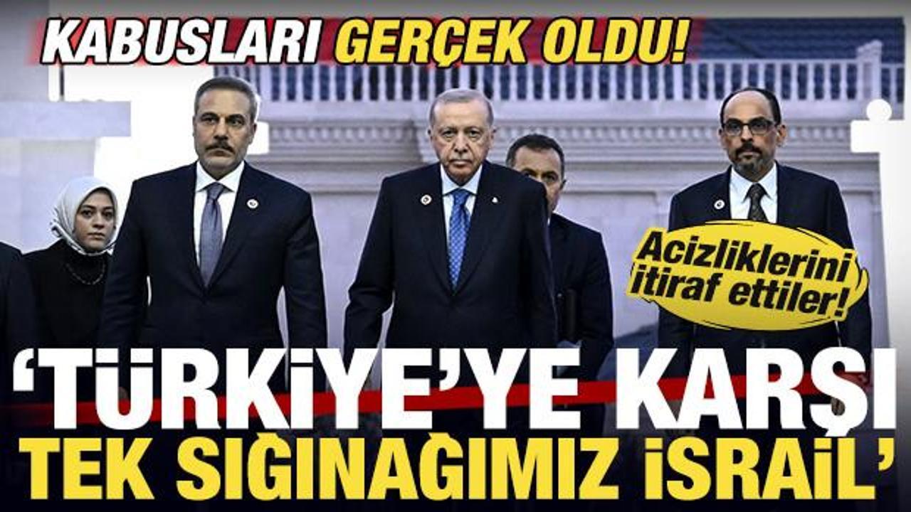 Komşu &uuml;lkenin kabusu ger&ccedil;ek oldu! Tarihi itiraf: T&uuml;rkiye'ye karşı tek sığınağımız İsrail!