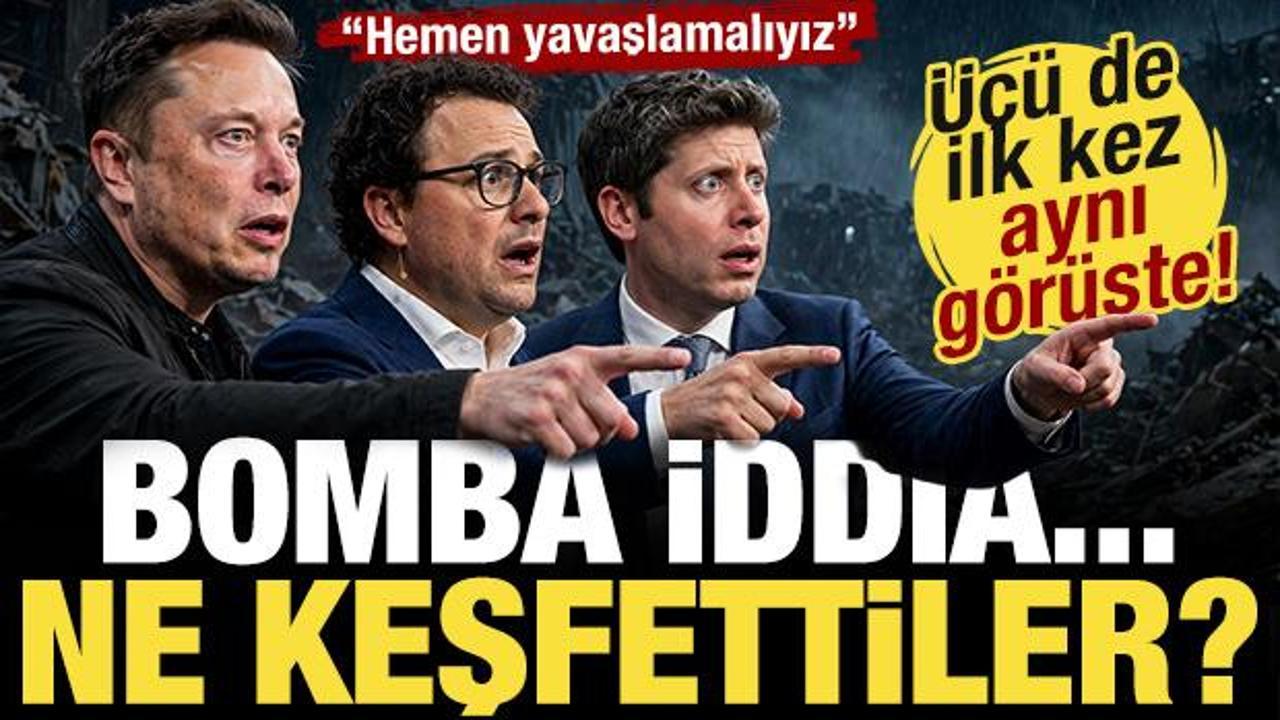 Ne keşfettiler? &Uuml;&ccedil;&uuml; de ilk kez aynı g&ouml;r&uuml;şte! 'Hemen &ccedil;alışmaları yavaşlatmalıyız' dediler!