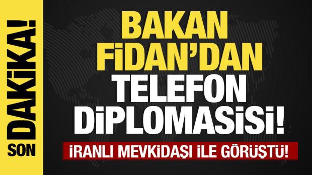 Son dakika... Bakan Fidan İranlı mevkidaşı ile g&ouml;r&uuml;şt&uuml;! 