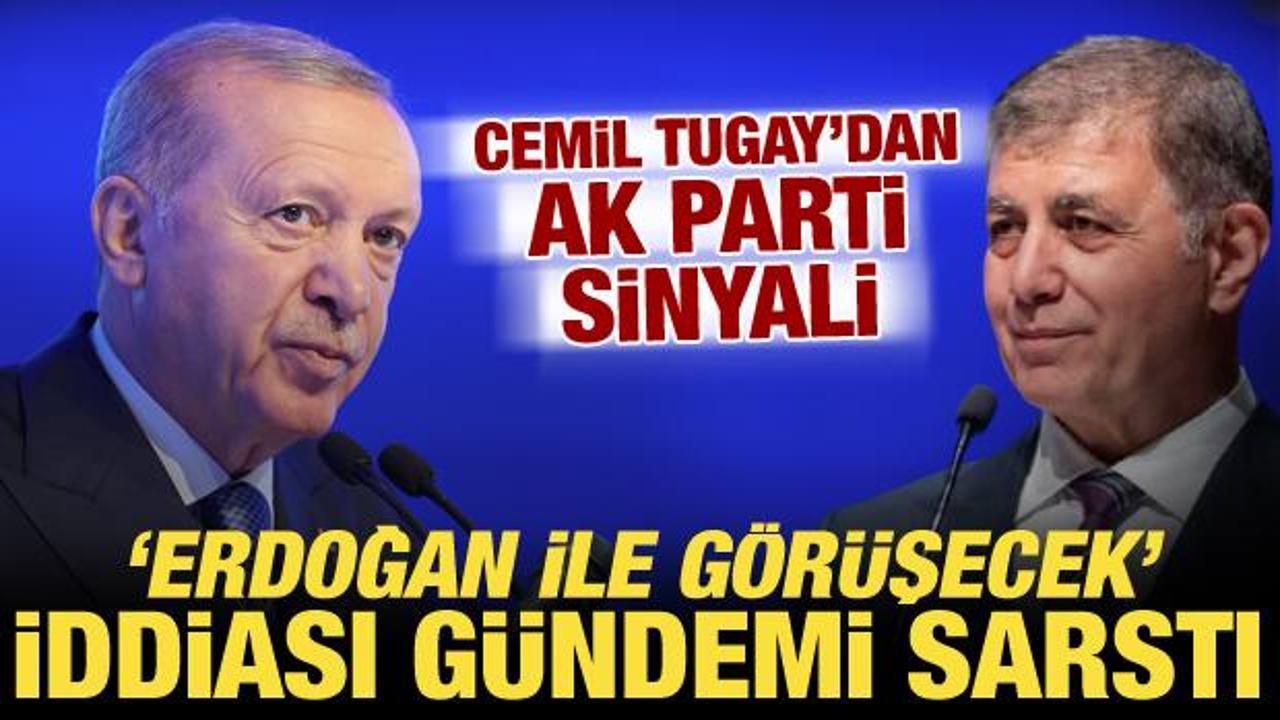 AK Parti&rsquo;ye ge&ccedil;eceği konuşulan Cemil Tugay hakkında bomba iddia: Erdoğan ile g&ouml;r&uuml;şecek