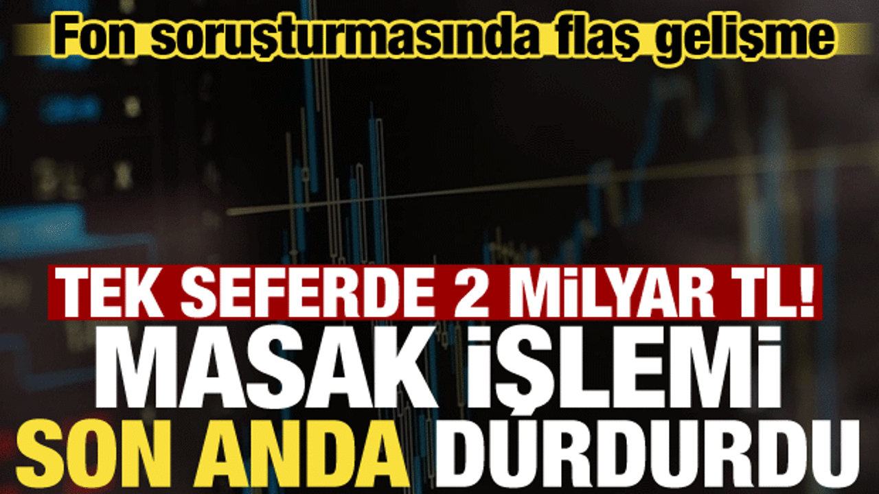 Hedef Yatırım Bankası&rsquo;nın 2 Milyar TL'lik işlemine MASAK freni!
