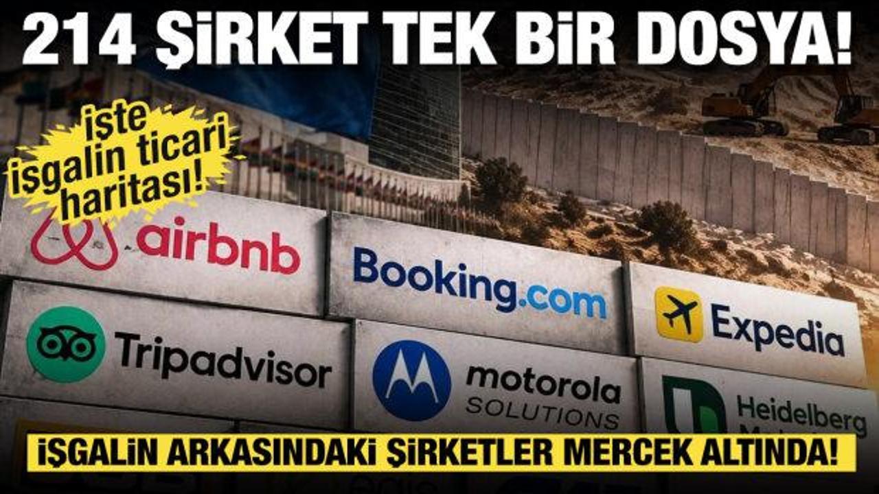 İşgalin ticari ayağı ifşa oldu: 214 şirket BM radarında