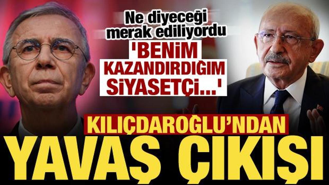 Kılı&ccedil;daroğlu'ndan Mansur Yavaş'ın istifasına ilişkin a&ccedil;ıklama