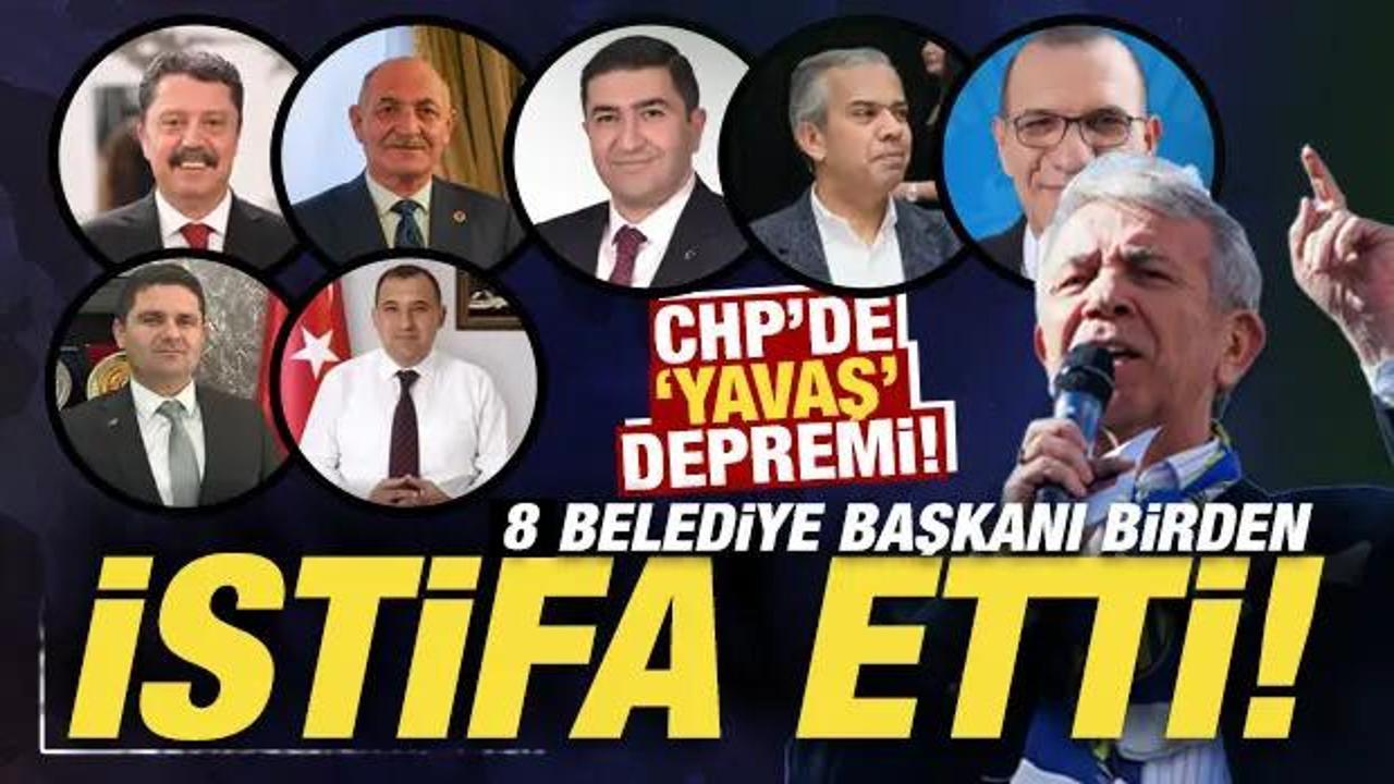 Mansur Yavaş'ın ardından 8 Belediye Başkanı daha CHP'den istifa etti