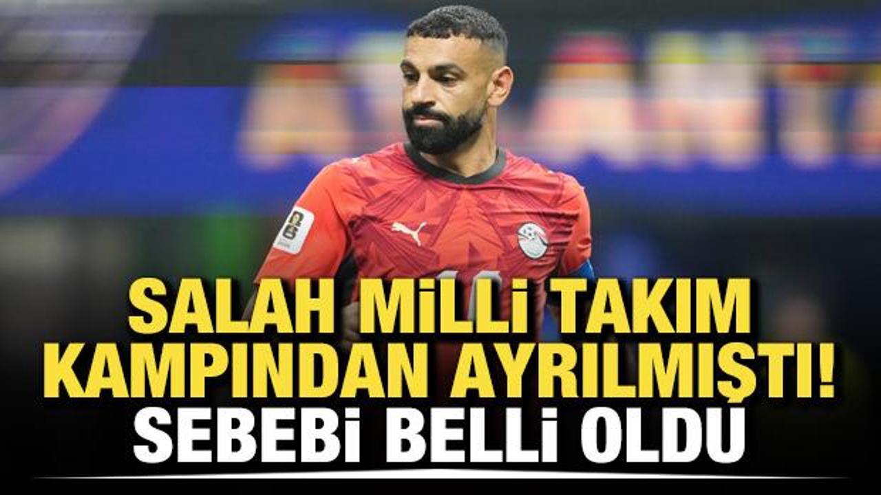 Mohamed Salah Milli Takım kampından ayrılmıştı! Sebebi belli oldu