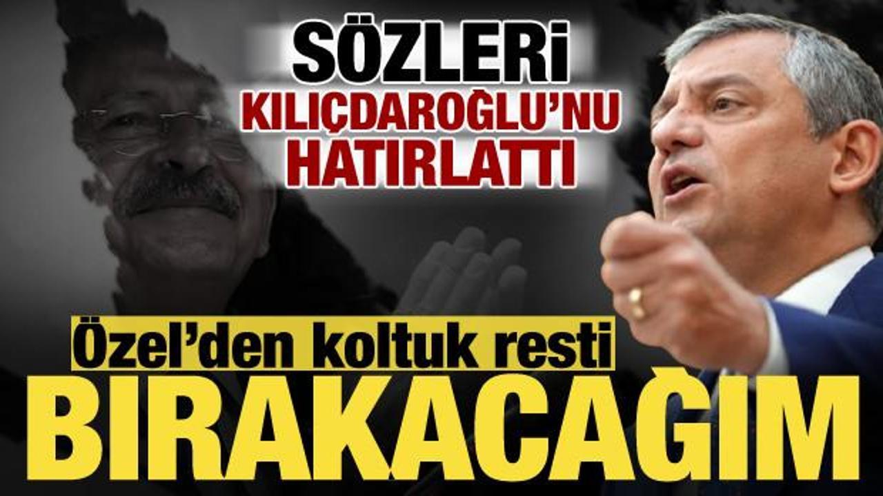 Özgür Özel'den dikkat çeken çıkış: Görevi bırakırım!