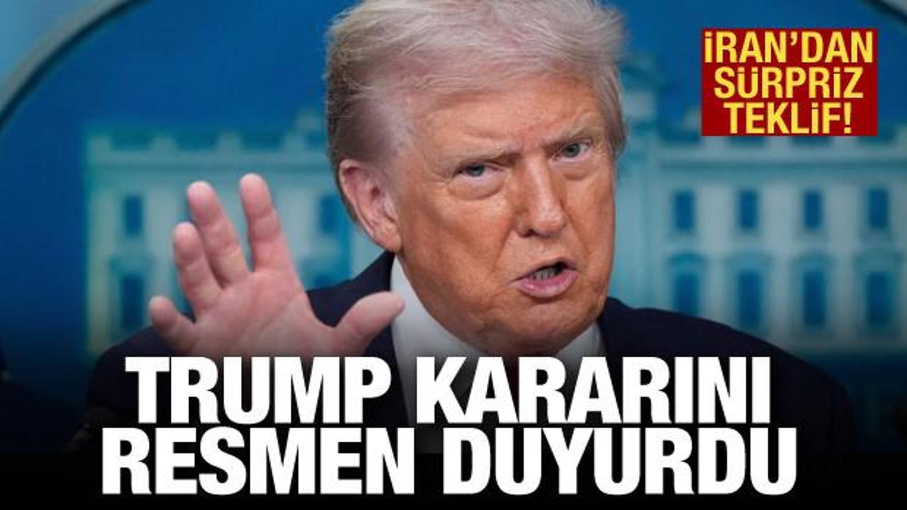 Son dakika... Trump: İran'ın 7 g&uuml;nl&uuml;k teklifini reddettik